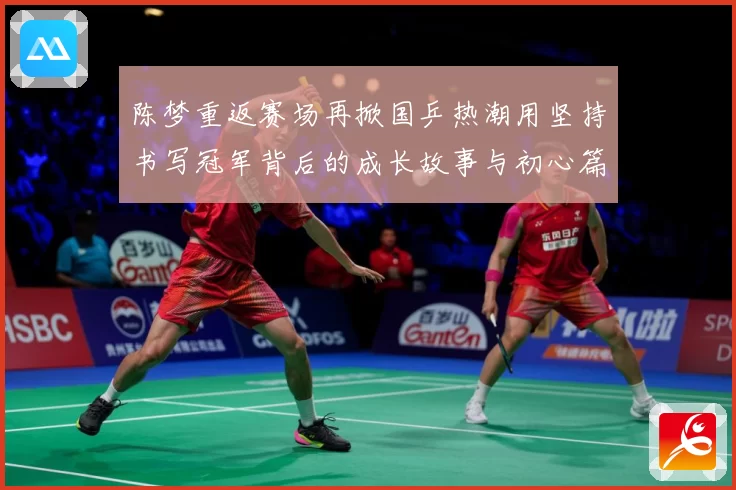 陈梦重返赛场再掀国乒热潮用坚持书写冠军背后的成长故事与初心篇